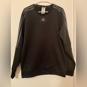 Adidas Black Crew Neck Sweatshirt Size Medium New W/O Tags